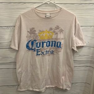 Mens Large Corona Extra T-Shirt